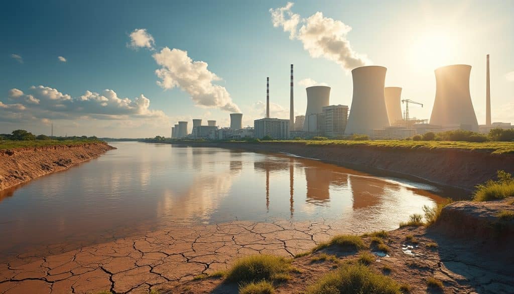 Canicule et refroidissement des centrales : les contraintes